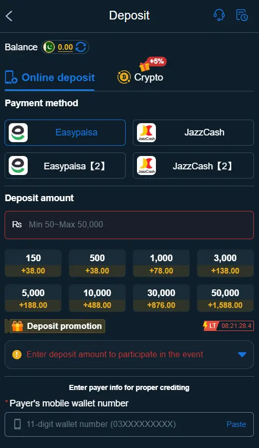88DD Game APK Deposit through QR or Crypto currency