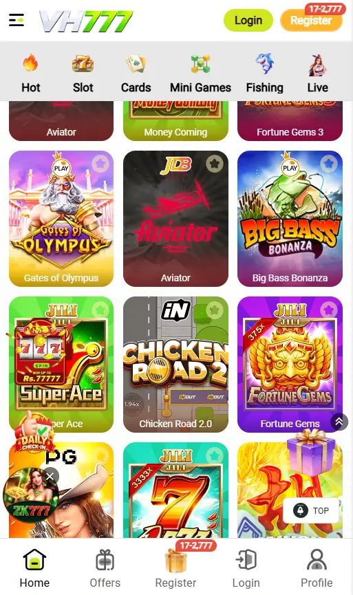 VH777 Game 